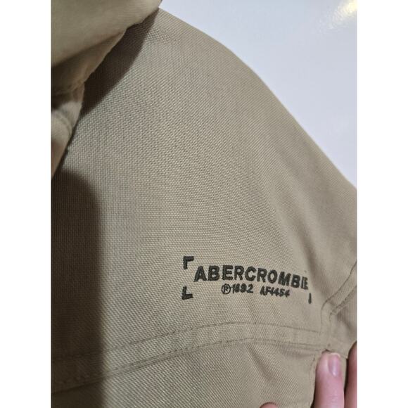 VINTAGE ABERCROMBIE & FITCH Sentinel Tactical Cargo Field Jacket Small Y2K Rare - Picture 13 of 16